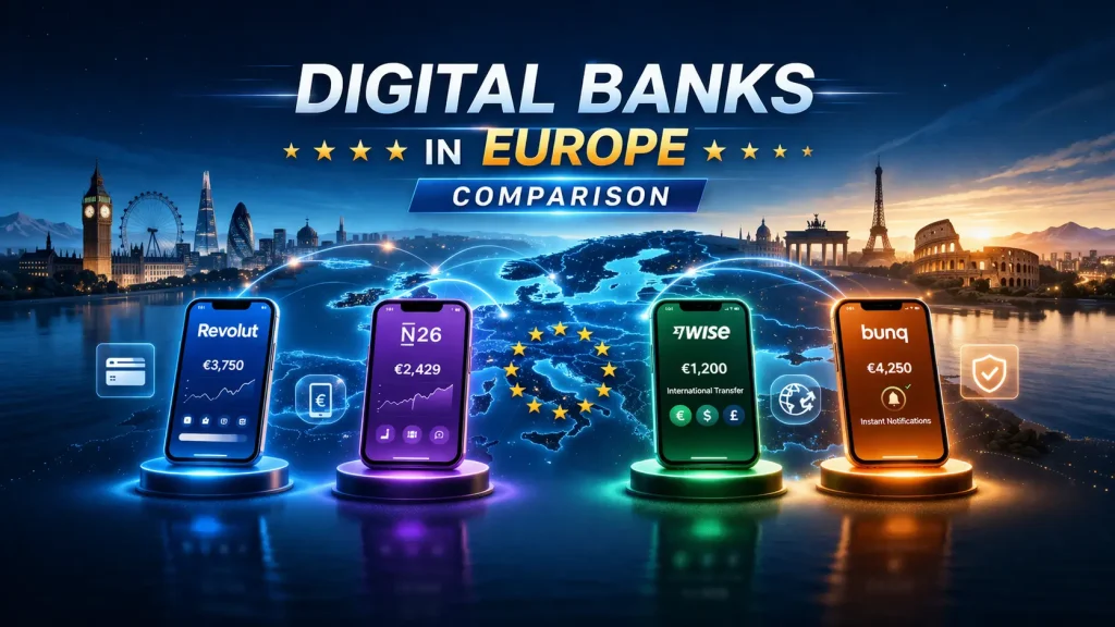 Digital Banks in Europe Comparison